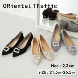 《オリエンタルトラフィック》パールモチーフメタリックラインパンプス | ORiental TRaffic | 詳細画像1