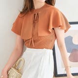 ブラウン | マルチWAYケープ付きニットプルオーバー | ORiental TRaffic