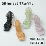 ナローストラップメタリックラインサンダル/31218 | ORiental TRaffic | 詳細画像1