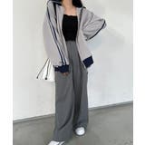 ワンポイント刺繍トラックジャケット | nemne | 詳細画像12