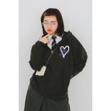 《マイメロディ・クロミコラボ》ハートモチーフzipパーカー | nemne | 詳細画像1 