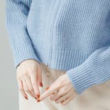 ダブルジップニットプルオーバー 長袖 襟付き | Ada. | 詳細画像19