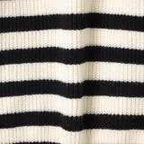 ハーフジップボーダーニット ハイネック 長袖 | Ada. | 詳細画像21