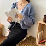 ボリュームローゲージカーディガン オーバーサイズ ゆったり | Ada. | 詳細画像12