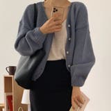 ボリュームローゲージカーディガン オーバーサイズ ゆったり | Ada. | 詳細画像14