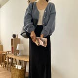 ボリュームローゲージカーディガン オーバーサイズ ゆったり | Ada. | 詳細画像17