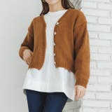 ボリュームローゲージカーディガン オーバーサイズ ゆったり | Ada. | 詳細画像19