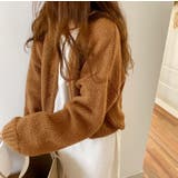 ボリュームローゲージカーディガン オーバーサイズ ゆったり | Ada. | 詳細画像25