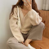 ボリュームローゲージカーディガン オーバーサイズ ゆったり | Ada. | 詳細画像7