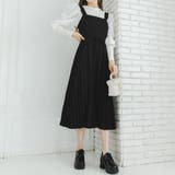 サイドプリーツジャンパースカート ロング プリーツ | Ada. | 詳細画像12