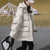 フード付きダウンジャケット 中綿 ストリート | Ada. | 詳細画像16