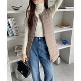 ノースリーブ ダウン ロングベスト | Ada. | 詳細画像2