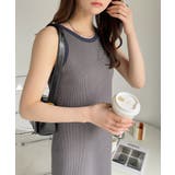 バイカラーデザイン アメスリ ワッフル ワンピース | Ada. | 詳細画像13 