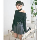 マフラー付き ボートネック カットソー | Ada. | 詳細画像11