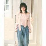 マフラー付き ボートネック カットソー | Ada. | 詳細画像33