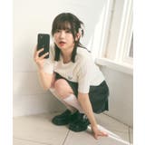 【デニム生地】ウェーブライン プリーツ ミニスカート インパン裏地付き | Ada. | 詳細画像9