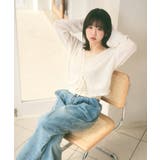 レースアップデザイン サマーニット | Ada. | 詳細画像15