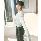 レースアップデザイン サマーニット | Ada. | 詳細画像25