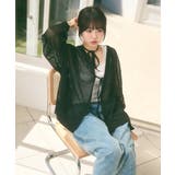 メッシュ リボンデザイン ルーズ カーディガン | Ada. | 詳細画像15