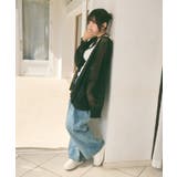 メッシュ リボンデザイン ルーズ カーディガン | Ada. | 詳細画像21