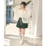 メッシュ リボンデザイン ルーズ カーディガン | Ada. | 詳細画像38