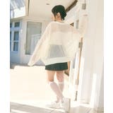 メッシュ リボンデザイン ルーズ カーディガン | Ada. | 詳細画像41