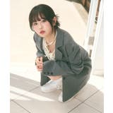 メッシュ リボンデザイン ルーズ カーディガン | Ada. | 詳細画像42