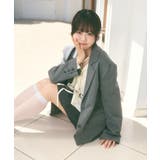 メッシュ リボンデザイン ルーズ カーディガン | Ada. | 詳細画像43