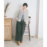 メッシュ リボンデザイン ルーズ カーディガン | Ada. | 詳細画像49