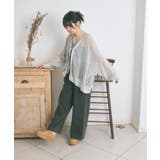 メッシュ リボンデザイン ルーズ カーディガン | Ada. | 詳細画像50