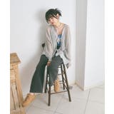 メッシュ リボンデザイン ルーズ カーディガン | Ada. | 詳細画像51