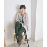 メッシュ リボンデザイン ルーズ カーディガン | Ada. | 詳細画像54