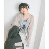 メッシュ リボンデザイン ルーズ カーディガン | Ada. | 詳細画像8