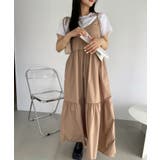 ショルダーリボン ティアード キャミワンピース | Ada. | 詳細画像17