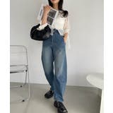 美シルエット テーパード デニム ウエストゴム入り | Ada. | 詳細画像12 