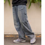 カットアクセント ヴィンテージ風 デニムパンツ | Good Riddance | 詳細画像1 