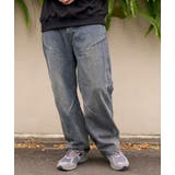 カットアクセント ヴィンテージ風 デニムパンツ | Good Riddance | 詳細画像2 