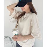 パール付き 半袖 Tシャツ | Ada. | 詳細画像21 