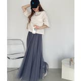 パール付き 半袖 Tシャツ | Ada. | 詳細画像23 
