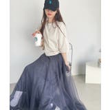 パール付き 半袖 Tシャツ | Ada. | 詳細画像24 