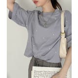 パール付き 半袖 Tシャツ | Ada. | 詳細画像33 