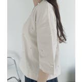 パール付き 半袖 Tシャツ | Ada. | 詳細画像36 