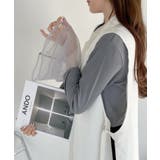 チュール ティアード フリル レイヤード カットソー | Ada. | 詳細画像15