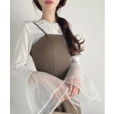 チュール ティアード フリル レイヤード カットソー | Ada. | 詳細画像4