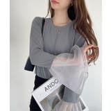 チュール ティアード フリル レイヤード カットソー | Ada. | 詳細画像7