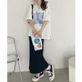 カラーフォトプリント ビッグTシャツ | Ada. | 詳細画像4