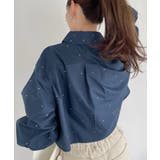 【Eclat one】ビジュー デザイン ボリュームスリーブ シャツ | Eclat one | 詳細画像10 