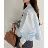 【Eclat one】ビジュー デザイン ボリュームスリーブ シャツ | Eclat one | 詳細画像16 