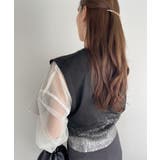 箔加工 ノースリーブ サマーニット | Eclat one | 詳細画像13