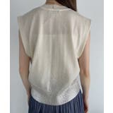 箔加工 ノースリーブ サマーニット | Eclat one | 詳細画像18